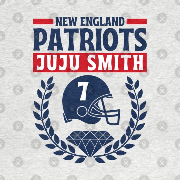 New England Patriots Juju Smith 7 American Football by Astronaut.co